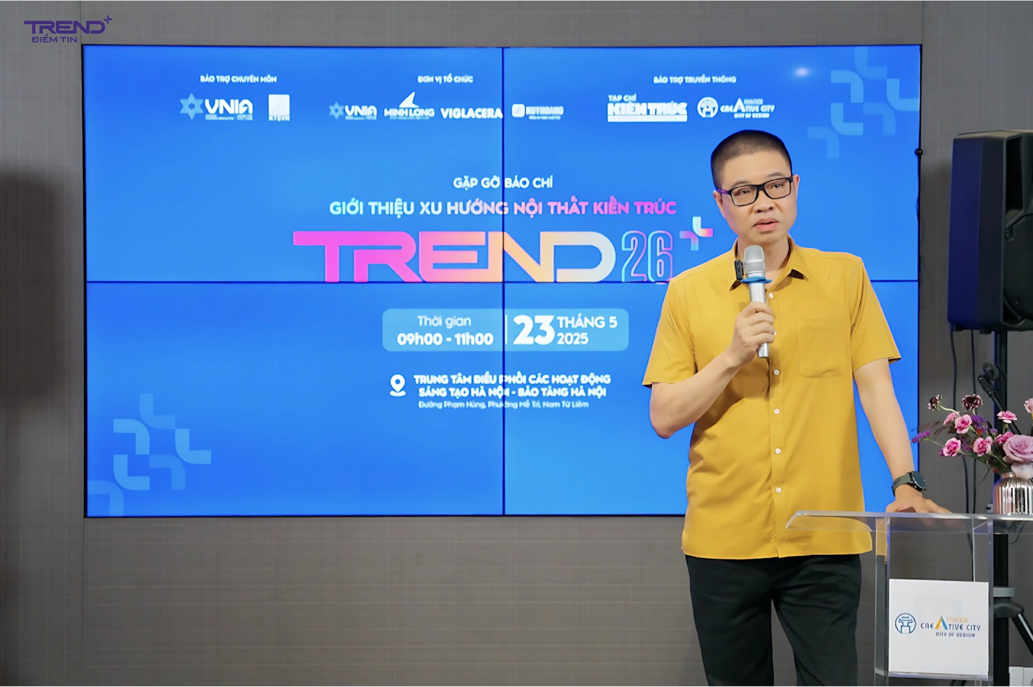 Họp báo ra mắt ấn phẩm Trend 26+ 11