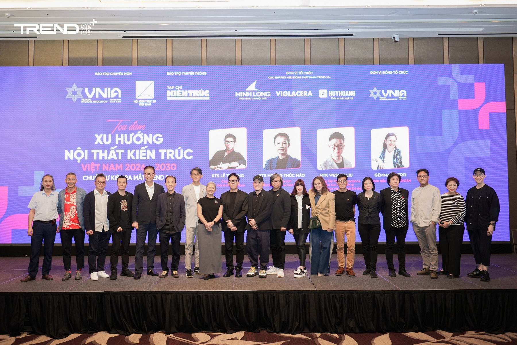 Tọa đàm Xu hướng Kiến trúc Nội thất 2026-2030 & Phát hành chính thức ấn phẩm Trend 26+ 12